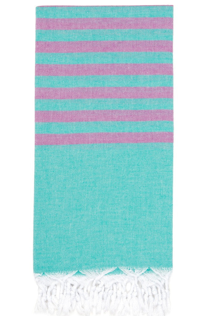 clara hammam towel jade amethyst design detail